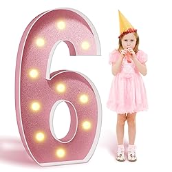 imprsv Marquee Numbers Rose Gold Party