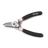 GEARWRENCH Large Universal Convertible Retaining Ring Pliers - 3151, Black | Snap Ring Pliers, 8 in OAL, Cushion Grip, Ergonomic Handle, For up to 2 in Dia rings, no pins to push