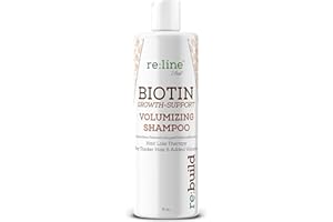 PAISLE BOTANICS Volumizing Biotin Hair Loss Shampoo Volume Shampoo for Hair Growth All Natural Thickening for Thinning Hair Loss Treatment Sulfate Free for Color Treated Hair for Women & for Men