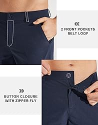 Libin Men's All Day Comfy Golf Pants Work Dress