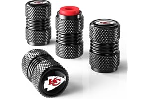 AOLLPU 4PCS Tire Valve Stem Caps, Aluminum Tire Valve Cap Set, Universal Stem Covers for Cars Trucks Motorcycles SUVs and Bikes