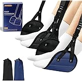 2-Piece Upgraded Aircraft Foot Hammock with Memory Foam,Large Size Airplane Foot Rest - Soft & Comfortable feet Hammock,Travel Essential for Relieving Foot Pain and Swelling