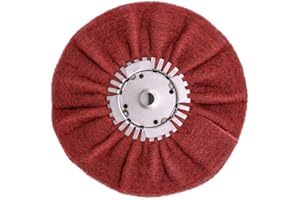 RENEGADE PRODUCTS Satin Airway for Metal Finishing On High Speed Right Angle Grinder up to 3000 RPM Very Fine Maroon Finishes Like 320-400 Grit by (9" X 3" X 5/8")