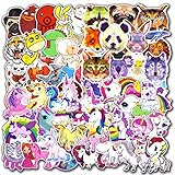 135 Pcs Unicorn and Animals Stickers for Laptop Car Luggage Bicycle Motorcycle Computer Skateboard Snowboard Water Bottle Vinyl Decal Graffiti Sticker Pack Bomb Cool Stickers