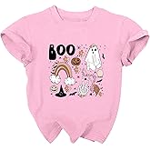 Toddler Boys Girls Halloween T Shirt Halloween Boo Shirt Pumpkin Shirts Cute Retro Tee Tops