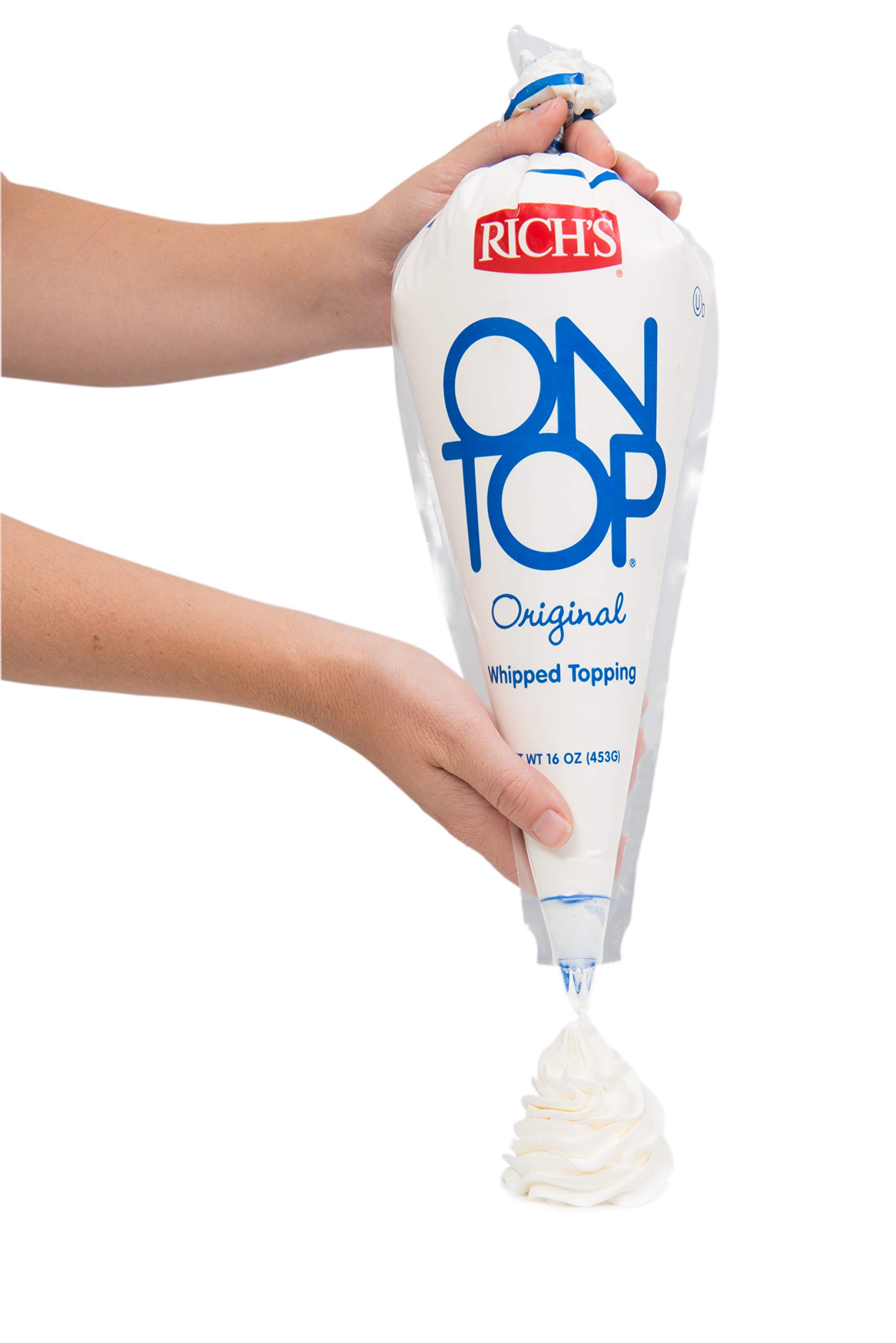 Rich On Top Non Dairy Dessert Topping, 16 Ounce -- 12 per case.