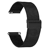TStrap Mesh Watch Band Metal - Black Quick Release