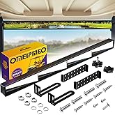 Universal Golf Cart 4 Panel Mirror, Wide Angle Rear View Mirror for YAMAHA, Club Car, EZGO, Golf Cart Mirrors Eliminate Blind Spots, High-Definition Vision, Anti-Shake