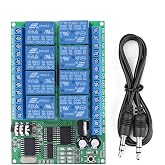 Dtmf Relay Board, AD22A08 DC 12V 8CH DTMF Relay Phone Voice Decoder Remote Controller Switch Module