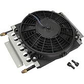 Derale 13720 Electra-Cool Remote Cooler , Black