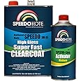 Speedokote Mobile Refinish Clear Coat High Gloss Super Fast Clearcoat Gallon Kit SMR-105/75. For California, Delaware, or Maryland, order SMR-100