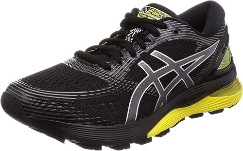 asics gel nimbus 21 black lemon