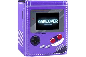 sabermaster Card Deck Box Fits for YGO MTG,100+ Card Storage Box Trading Games PU Leather Storage Premium Deck Case (Game Purple)