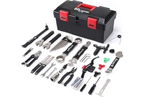 Bike Bicycle Repair Tool Kit 34 Piece Multi Tool Bicycle Maintenance Set for Road Bikes and Mountain Bikes with Tool Box