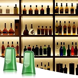 100 Pieces Translucent Liquor Pourer Covers