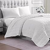Casa Platino White Blanket King Size - Pre-Washed King Size Blanket - Lightweight Blanket King Size - All Season King Blanket - Premium Microfiber Down Alternative Duvet Insert King- White