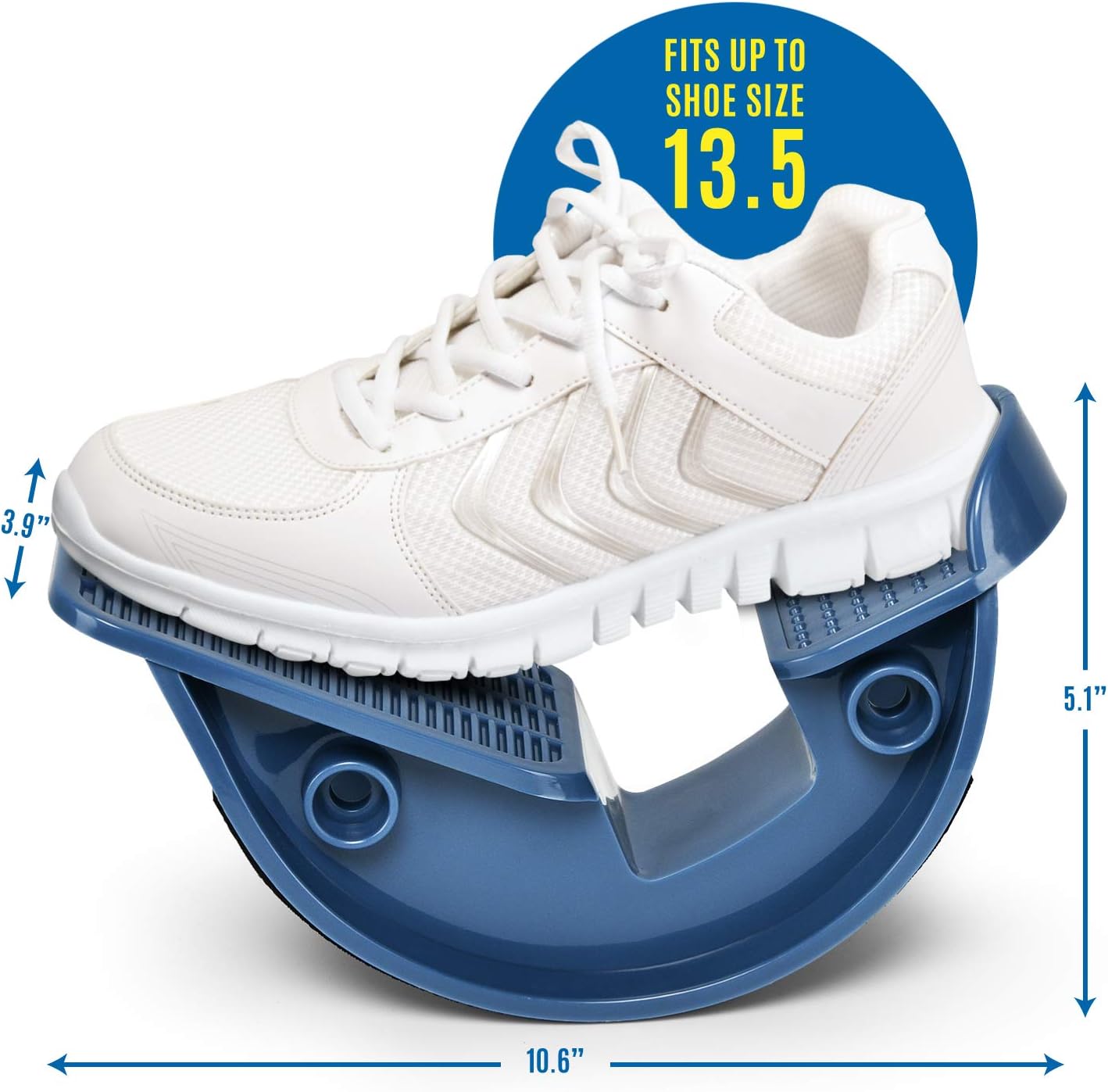 Yes4All Foot Rocker – Calf Stretcher for Pain Relief with Options Available (D. Navy – Unilateral – Plastic): Sports & Outdoors