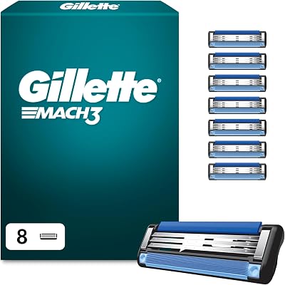 Mach3 Cuchillas de Afeitar Hombre, Pack de 8