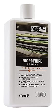 ValetPRO Microfibre Reviver 500ml Mikrofaser-Reiniger Waschmittel Microfasertuch