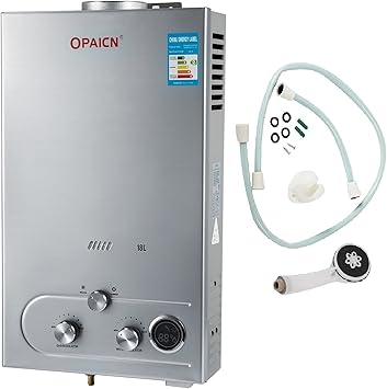 Anhon Tragbare Tankless Warmwasserbereiter 8 18l Lpg Gas Propan Durchlauferhitzer Tankless Instant Boiler Mit Duschkopf Und Lcd Display 18l Amazon De Baumarkt