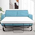 Gelsea 4Inch Memory Foam Sofa Bed Replacement Mattress for Full Size Sleeper Sofa & Couch Beds - Made in USA - Washable Material/Non-Slip Base - Sofa Not Included - 72" L x 53" W x 4" H