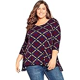 Avenue Women's Plus Size Tunic Malabar