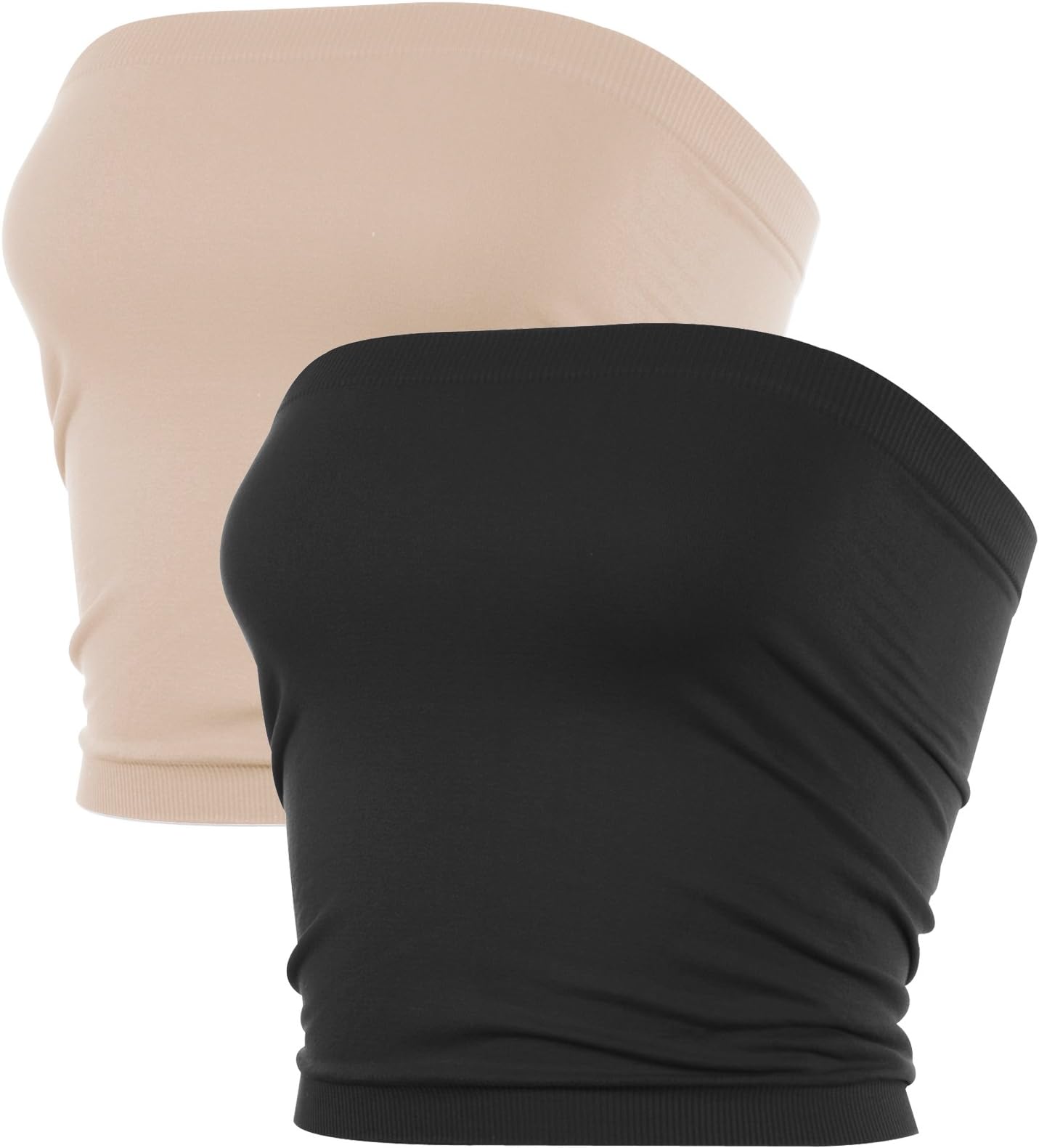 Kurve Medium Length Bandeau Bra Top - UV Protective Fabric UPF 50+ (Made with Love in The USA)