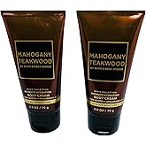 Bath & Body Works Travel Size Ultimate Hydration Body Creams: Mahogany Teakwood 2.5 Ounces Set of 2