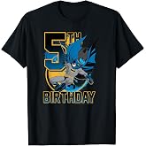 DC Comics Batman 5th Birthday Bat Swing Action Poster T-Shirt