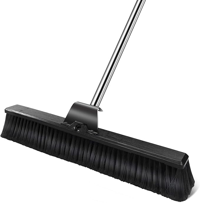 MASTERTOP 24" Push Broom Professional Outdoor Brooms with