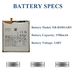 MAXSHARKS New Upgraded Battery for Galaxy