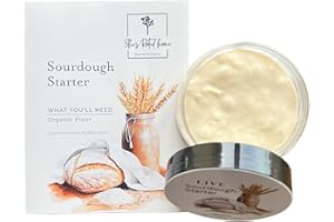SHES ROOTED HOME She's Rooted Home Live Active Sourdough Starter Culture | Live liquid Active Starter For Baking Sourdough Bread | Perfect for Pizza, Pancakes, Focaccia | Sourdough Starter