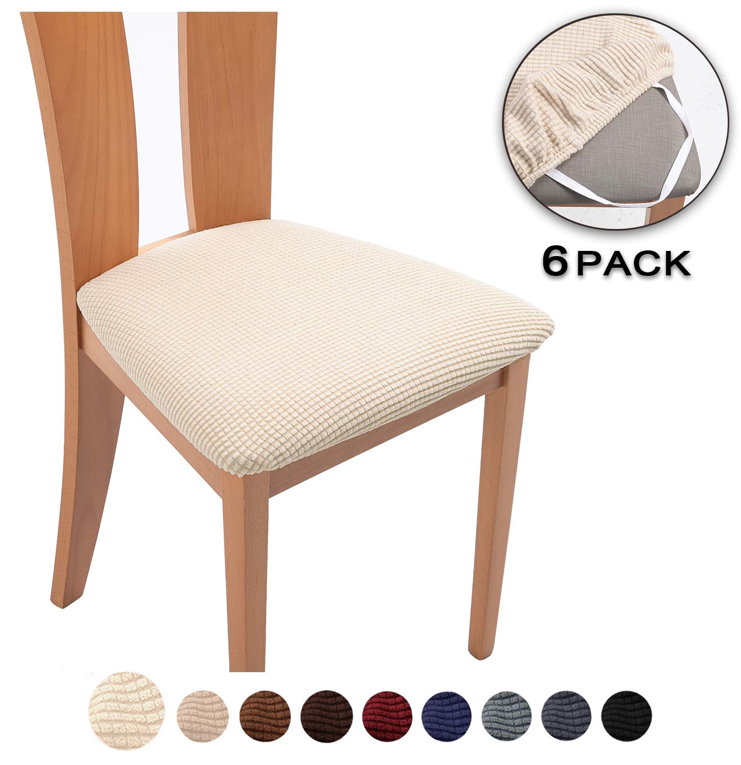Best Dining Chair Cushions 6 Beige