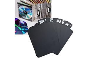 JIAYUYUARPY 26 Pcs Vinyl Record Dividers, Alphabetical Organizer for Record Storage for Album CD DVD Media Book Shelf Storage