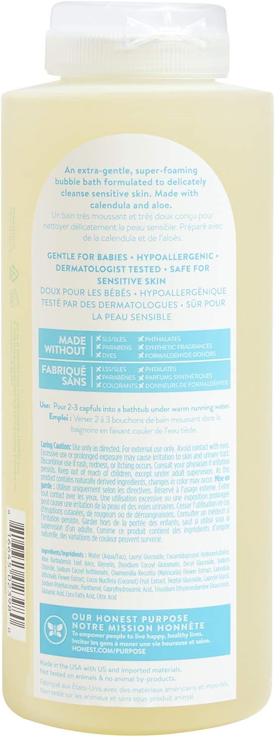 The Honest Company Purely Simple Bubble Bath, Fragrance Free, 12 Fl Oz (Pack of 1): Health & Personal Care