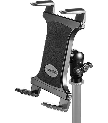 K&M 19775 Tablet PC Tripod Black Biobased Plastic - Tiltable Folding Mount For Popular Brands - Tripod - View #6