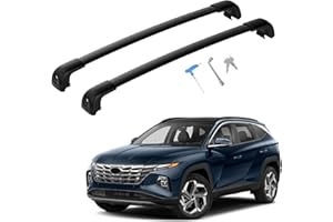 Richeer Roof Rack with Anti-Theft Fit for 2016-2026 Tucson Limited Calligraphy,Lockable Aluminum Crossbar for Rooftop Luggage