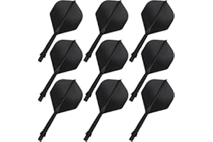 CyeeLife Integrated Dart Flight and Shaft System,Precision Moulded 2-in-1 Dart Flights and Dart Shafts, Dart Stem, Profession