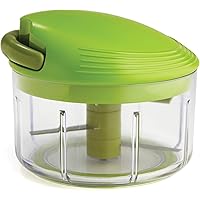Kuhn Rikon Pull Chop Chopper/Manual Food Processor with Cord Mechanism, Green, 2-Cup
