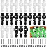 26 Pcs Foosball Men, Resin Foosball Replacement Parts, Table Soccer Player Set for Tournament Foosball