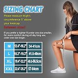 Gemschest 2 Pack Knee Support Sleeve Size L for Men Women view 2