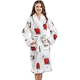 Berkshire Blanket Peanuts® Snoopy Women's Warm Robe with Exclusive VelvetLoft® Fabric and Sherpa Collar