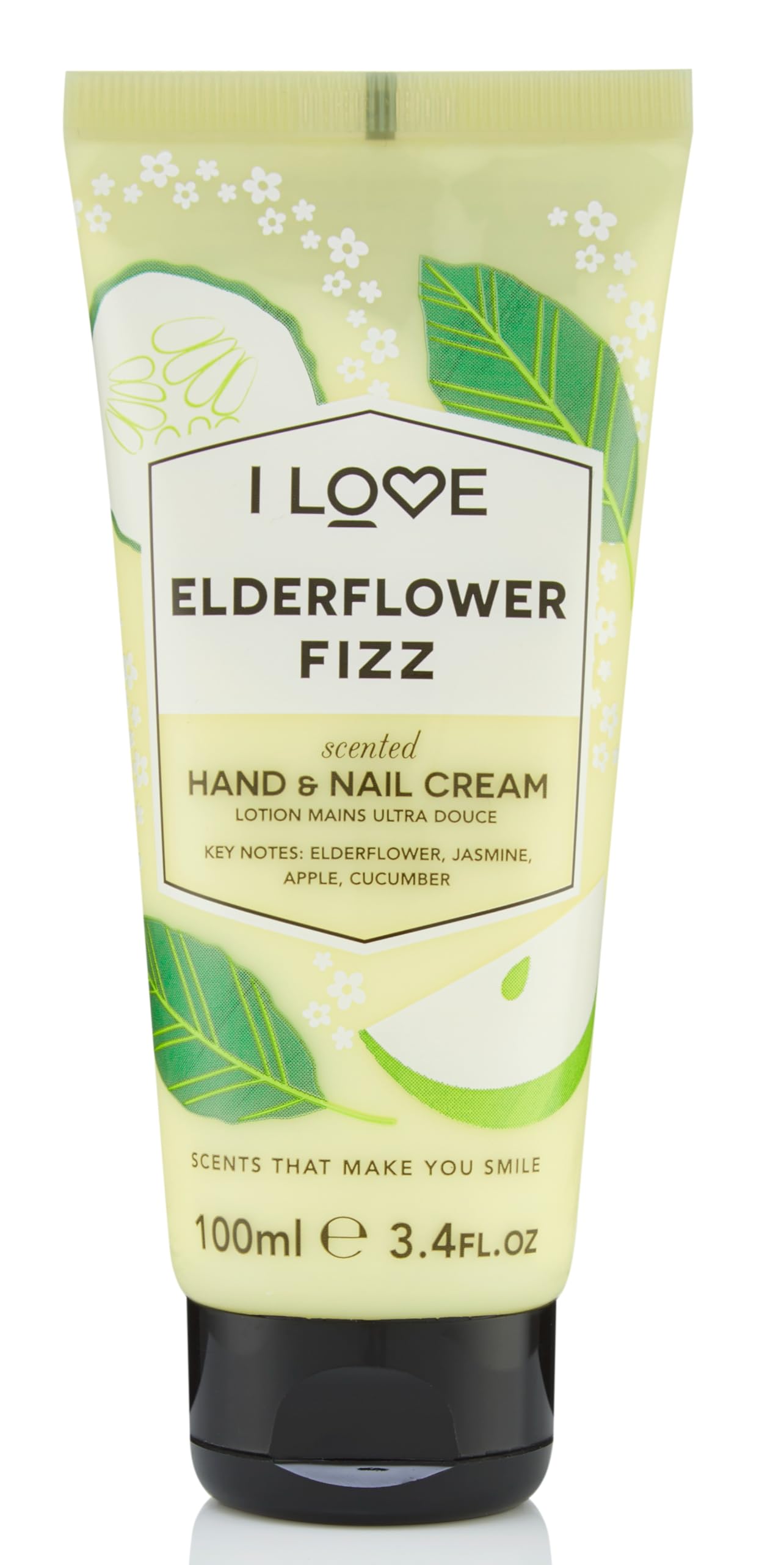 I Love Signature Elderflower Fizz Rejuvenating Hand and Nail Cream Containing Shea Butter & Organic Coconut Oil 100ml