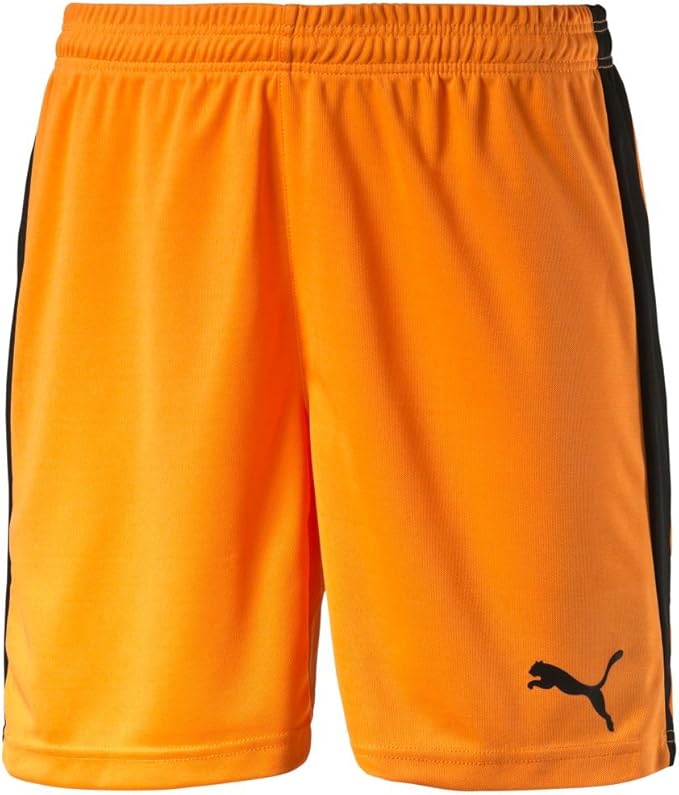 orange puma shorts