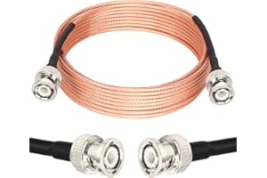XRDS -RF BNC Cable 15FT, 50 Ohm BNC Cable BNC Male to BNC Male Cable BNC RG316 Antenna Cable for Antenna Scanners or Handheld