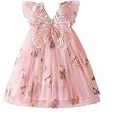 NNJXD Baby Girl Tulle Dress Casual Flower Embroidery Toddler Dresses
