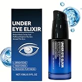 Men's Under Eye Nourishing Elixir - Hydrating &amp; Refreshing Formula, 0.51oz | Lightweight Moisturizing Eye Cream Reduces Tired Eyes, Fine Lines &amp; Puffiness, Premium Pump Dispenser, 1 Pack