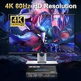 ROFAVEZCO 2-Port HDMI USB 3.0 KVM Switch 4K 60Hz HDR HDCP2.2 Remote Hotkey view 7