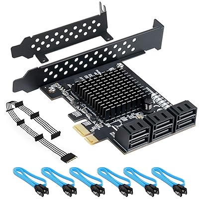 QNINE PCIe SATA Card Port Controller with Cables Nigeria Ubuy