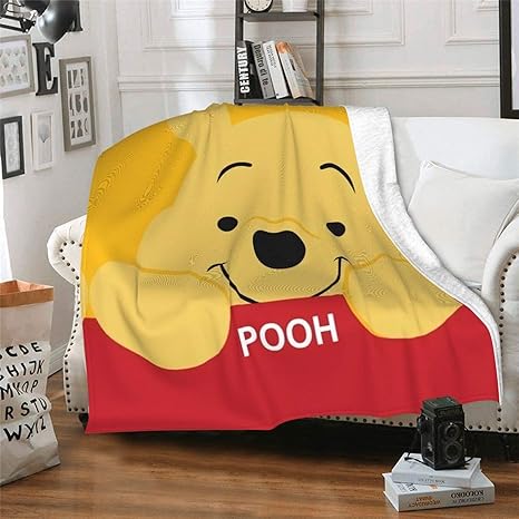Amazon Co Jp ブランケット 毛布 ディズニー くまのプーさん シングル おしゃれ 夏 秋 冬 薄手 可愛い 軽量 あったかい 掛け毛布 ひざ掛け コンパクト フランネル ふわふわ オールシーズン ソファー 車用 80 X60 ホーム キッチン